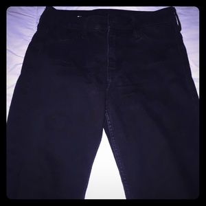 H&M black denim jeans